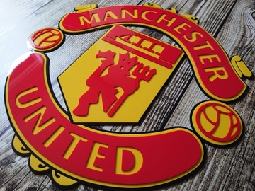 Настенный герб Манчестер Юнайтед — подарок парню и мужу футбольного болельщика