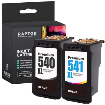 2x TUSZ do Canon Pixma MG3650 MG3650S MG4140 PG540