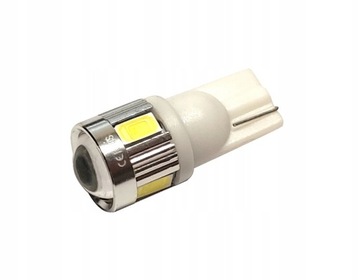 w5w ŻARÓWKA T10 BIAŁA 12V 24V LED 28x12mm w16w