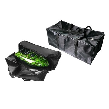 Сумка для транспортировки рыбацкой лодки Водонепроницаемая сумка для хранения рыбацкой лодки, черная