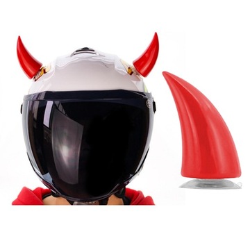 ROGI na Kask motocyklowy rowerowy ZESTAW 2szt RED