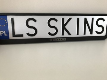 Рамка номерного знака MAZDA