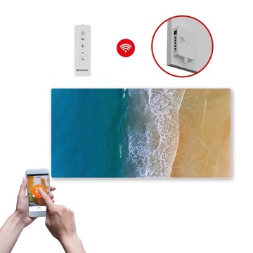 DEKORACYJNY PANEL GRZEWCZY na podczerwień o mocy 700W z WIFI