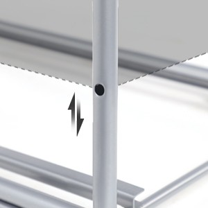 PÓŁKI KUCHENNE REGAŁ ORGANIZER WYSUWANE PÓŁKI STYL INDUSTRIALNY LOFT