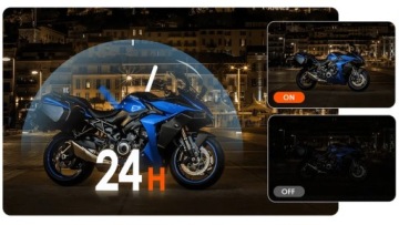 Мотоциклетная камера Vantrue Falcon F1 + карта памяти 512 ГБ