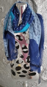 ARMANI luksusowy szal orginalny