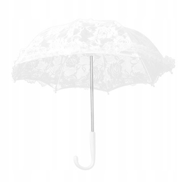 Rzemiosło Kwiaty Koronki Haft Parasol Bridal Par