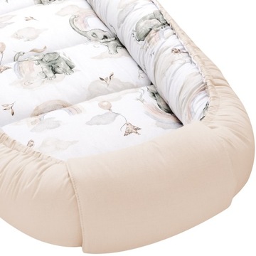 ХЛОПКОВЫЙ ДЕТСКИЙ КОМПЛЕКТ 5в1 XXL JUKKA COCOON