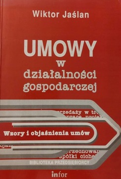 Umowy w działalności gospodarczej Wiktor Jaślan'94