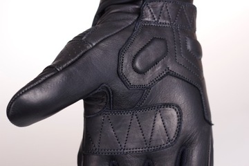 ПЕРЧАТКИ ДЛЯ МОТОЦИКЛА HUSAR MAVERIK КОЖАНЫЕ черные