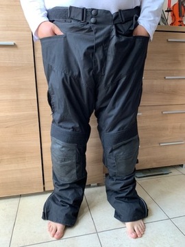 Spodnie motocyklowe tekstylne 68H 6XL AJS UNIKAT 126 do 134 cm w pasie NOWE