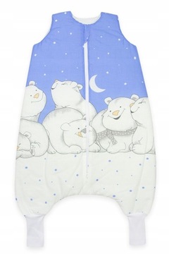 Изолированный спальный мешок с ногами 74-86 с 1 тог хлопок 100% польский продукт