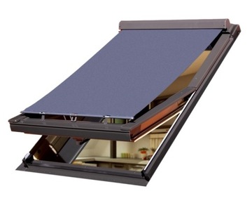 Markiza zewnętrzna AMZ 10% 090 do okien FAKRO 78x118 kaseta RAL7016