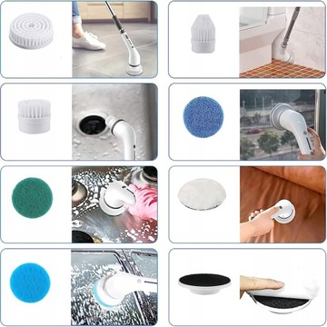 ВРАЩАЮЩАЯСЯ ШВАБРА ЭЛЕКТРИЧЕСКАЯ ЩЕТКА ДЛЯ ЧИСТКИ