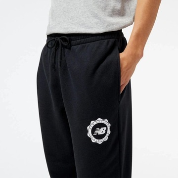 Мужские спортивные штаны NEW BALANCE, черные, XL