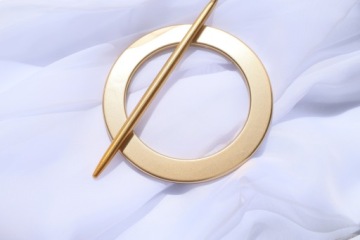 Клипсы для крепления штор и портьер золотой круг