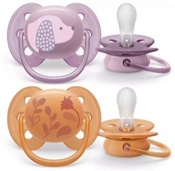 AVENT Smoczek Uspokajający 6-18m Ultra Soft girl