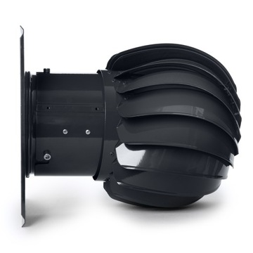 Поворотный колпак для дымохода антрацит TRN fi 150