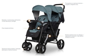 Коляска для близнецов FUSION EasyGo