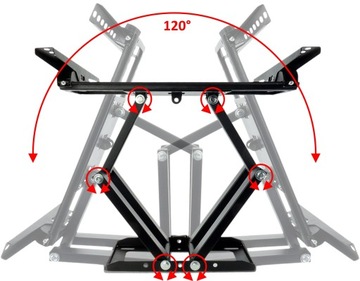 Mocny NIEZAWODNY UCHWYT do TELEWIZORA 26-65