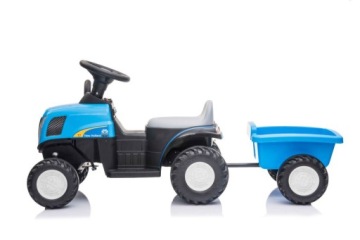 АККУМУЛЯТОРНЫЙ ТРАКТОР NEW HOLLAND С ПРИЦЕПОМ