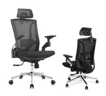 Fotel biurowy obrotowy Galion czarny design