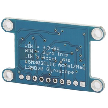 Сенсорный модуль 9DOF с контактами. 3-осевая плата магнитного поля MN.