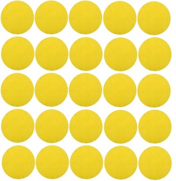 PAPIER ŚCIERNY KRĄŻEK DO ŻYRAFY 225mm ŻÓŁTY P. 100 x 25 szt