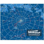 Mikrofibra 18x15 z mapą nieba
