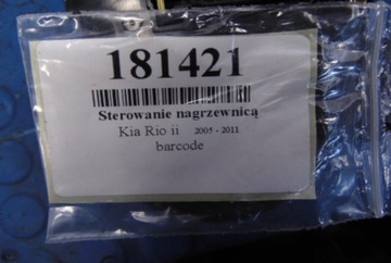 KIA RIO II PANEL ŘÍZENÍ VENTILACE 97250-1GXXX