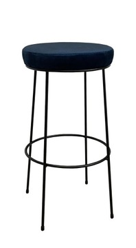 Hoker niski / taboret barowy 66cm metalowy loft 1P