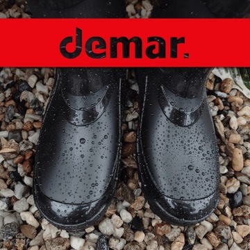ПОЛЬСКИЕ МУЖСКИЕ РЕЗИНОВЫЕ БОТИНКИ YOUNG 2 ЧЕРНЫЕ DEMAR 40