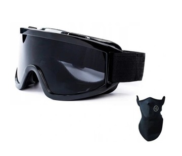 GOGLE MOTOCYKLOWE na MOTOR CROSS ENDURO QUAD KASK + MASKA