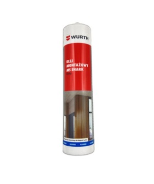 Klej uniwersalny montażowy Shark Mamut T-Rex Wurth 290 ml biały supermocny