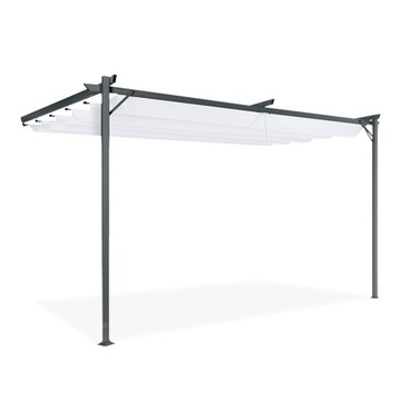PERGOLA TARASOWA ogrodowa PRZYŚCIENNA zadaszenie SPRINT 4x2,7m HARDMAISTER