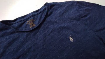 GRANAT MELANŻ T-SHIRT POLO RALPH LAUREN R.M/L