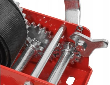 ЛЕБЕДКА, РУЧНАЯ РУКОЯТКА, РЕМЕННАЯ ЛЕБЕДКА, РУКОЯТКА 1200 кг, РЕМЕНЬ 10 м.