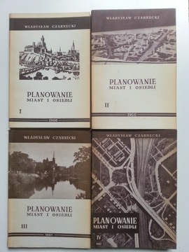 Planowanie miast i osiedli część 1- 4 , CZARNECKI