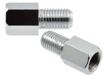 REDUKCJA / PRZEDŁUŻKA / ADAPTER LUSTERKA GWINT M10 PRAWY – CHROM