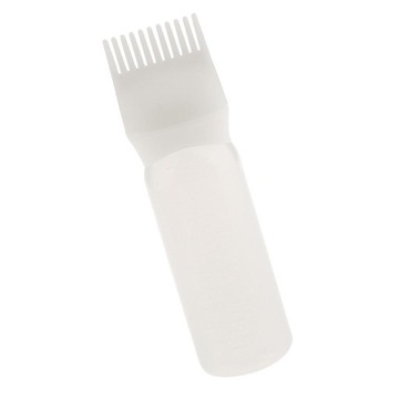 Hairdresser salon with measuring scale applicator