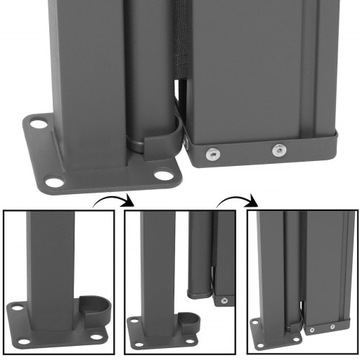 БОКОВАЯ ТАРИЗА РОЛЛЕТЫ ДЛЯ ТЕРРАСЫ ПОКРЫТИЕ ТЕРРАСНЫЙ ЭКРАН 300x160 см РАЗДВИЖНОЙ