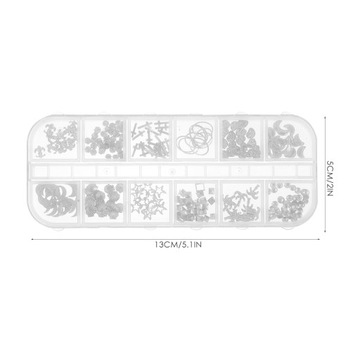 Лунное украшение Украсьте круглые наклейки для ногтей в форме креста.