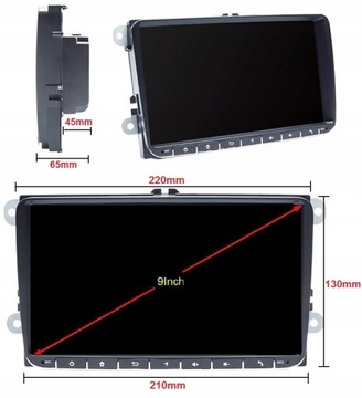 РАДИО ANDROID 13 GOLF 5 V 6 VI VW PASSAT B6 B7 TIGUAN TOURAN CADDY 4 ГБ