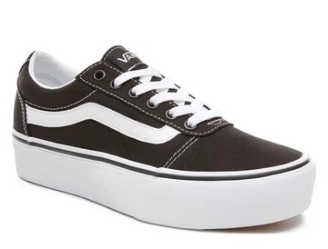 Buty damskie trampki platforma VANS WARD PLATFORM BLACK VN0A3TLC187 38.5