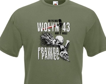 koszulka patriotyczna Wołyń 1943 44 miasto Polska