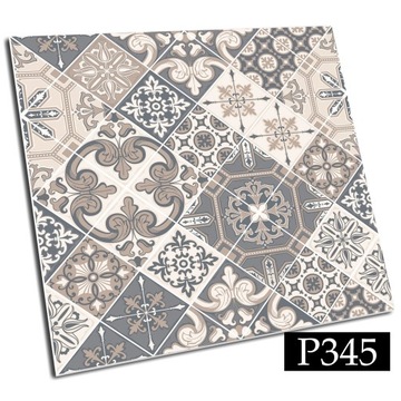 SZARA MOZAIKA PATCHWORK 20x20 cm KAFLE NAKLEJKI