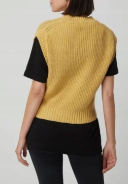 ЖЕНСКИЙ ВЯЗАНЫЙ ЖИЛЕТ S.OLIVER ЖЕЛТЫЙ