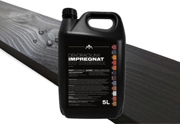 IMPREGNAT farba do drewna heban 5l Z WOSKAMI