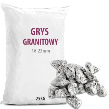 Grys Granitowy Dalmatyńczyk Kamienie Ozdobne 500KG
