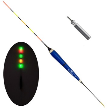 SPŁAWIK ŚWIECĄCY LED Przelotowy 6g Bateria WAGGLER